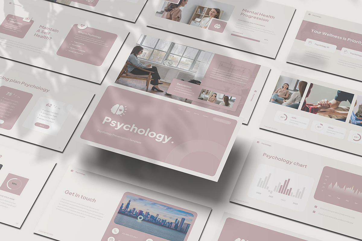 Psychology Keynote Presentation, a Presentation Template by Pixslides (Photo 1 of 5)