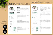Modern CV Bundle / Resume - Audrey, a Resume Template by Templates Design Co. (Thumbnail 8 of 17)