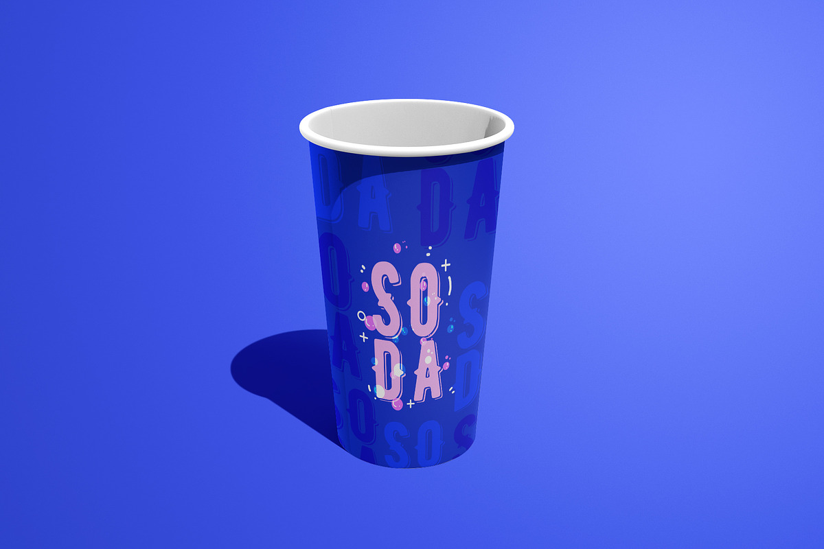 Paper Cup With Straw and Lid Mockup, a Packaging Mockup by Sheikhadesign (Photo 10 of 11)