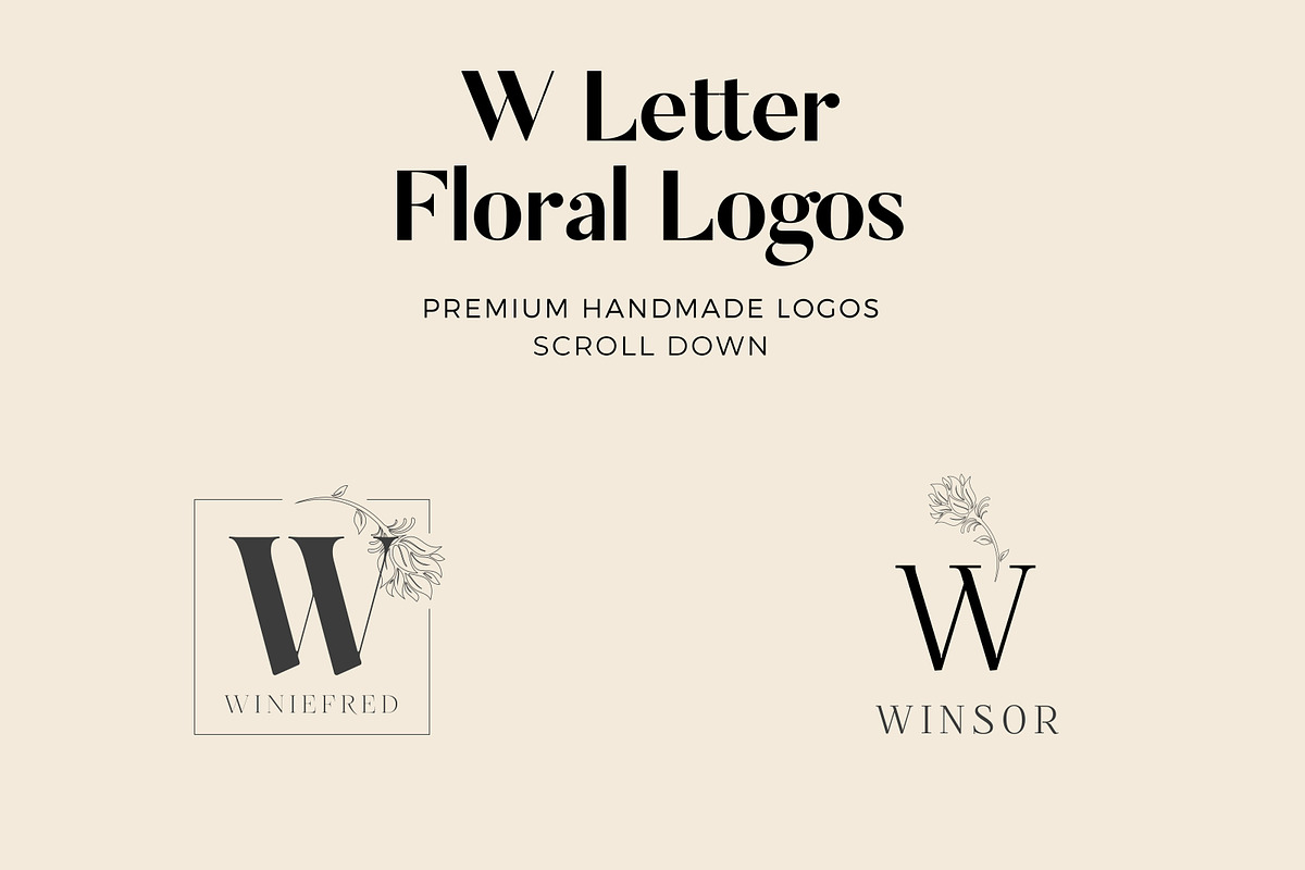 520 A to Z Floral Logos Bundle, a Branding & Logo Template by AN Productions (Photo 189 of 223)