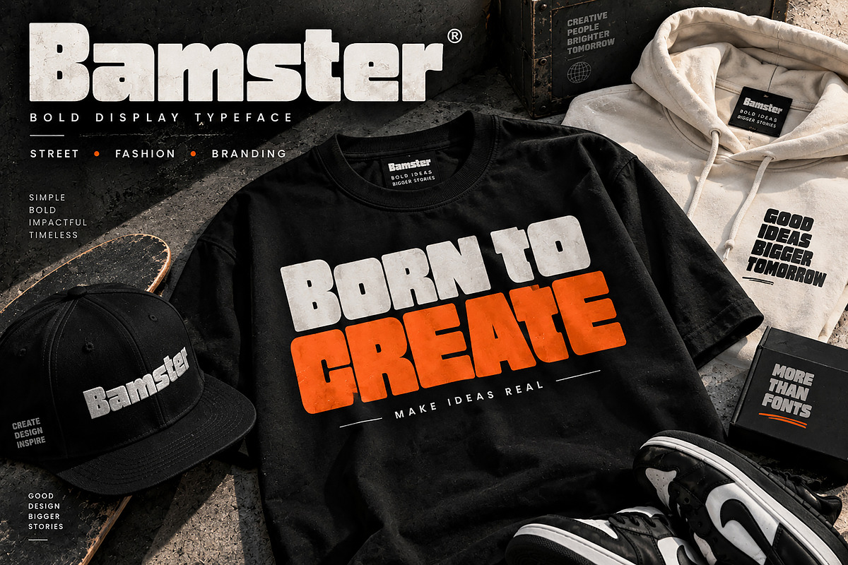 Bamster, a Slab Serif Font by Wow Magic (Photo 4 of 6)