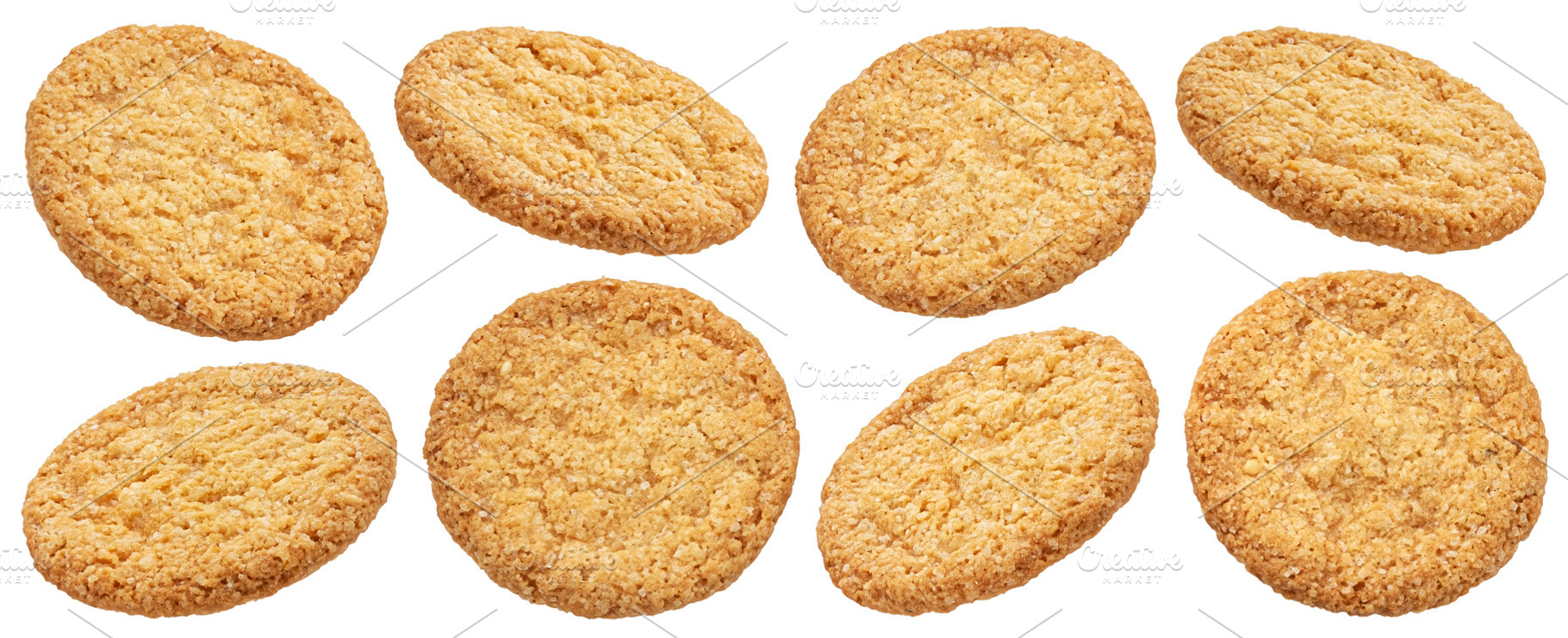 Falling oatmeal cookies collection, a Food & Drink Photo by Max Lashcheuski