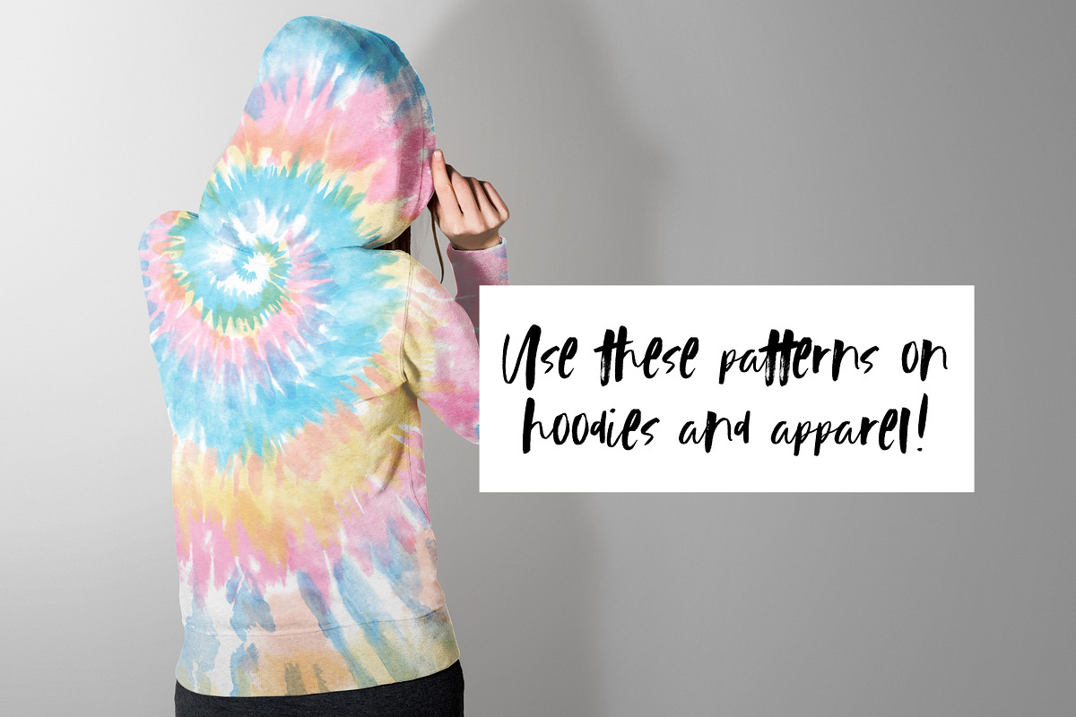 Pastel Tie-Dye Backgrounds, a Pattern Graphic by The Gypsy Goddess (Photo 2 of 11)