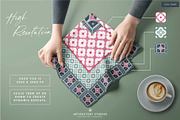 20 Square Tile Block Prints, a Decorative Illustration by Artifactory Studios (Thumbnail 4 of 6)