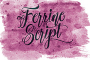 Ferrine Script, a Script Font by VictorSteins|vmffont.com (Thumbnail 4 of 4)