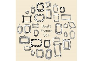 A set of different frames for, an Illustration by Voodz_shop