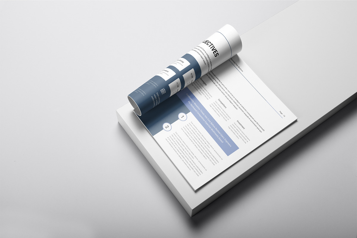 Business Plan Template, a Brochure Template by DesignCrest (Photo 8 of 13)