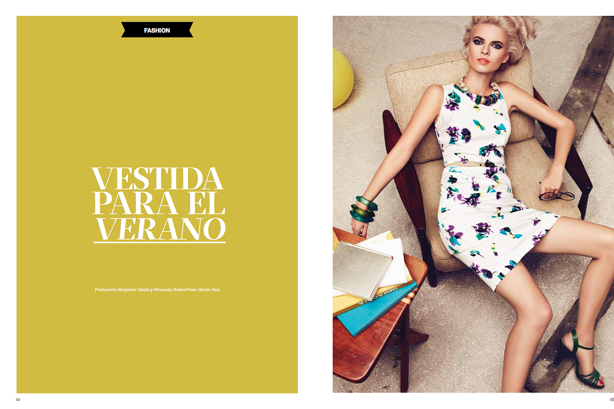 Fashion magazine template, a Magazine Template by Cristian Villegas Studio (Photo 4 of 20)