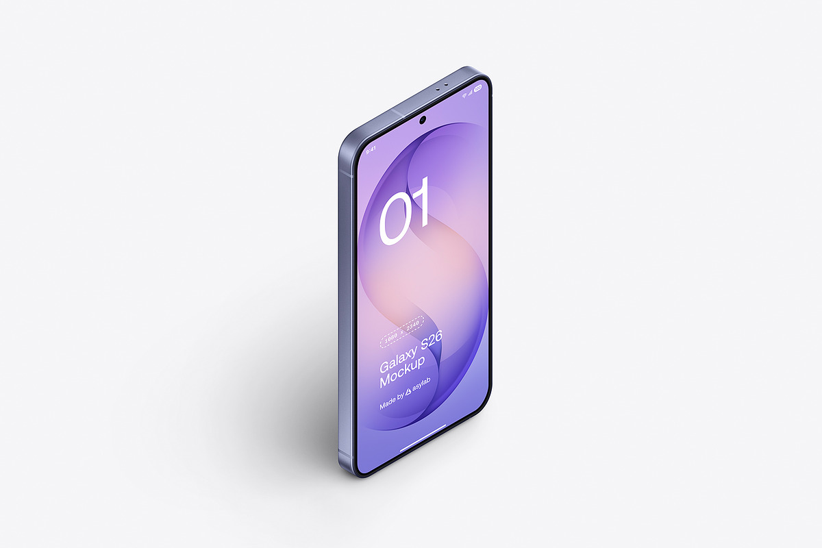 Galaxy S26 - 24 Mockups Scenes, an Android Mockup by Asylab (Photo 21 of 62)