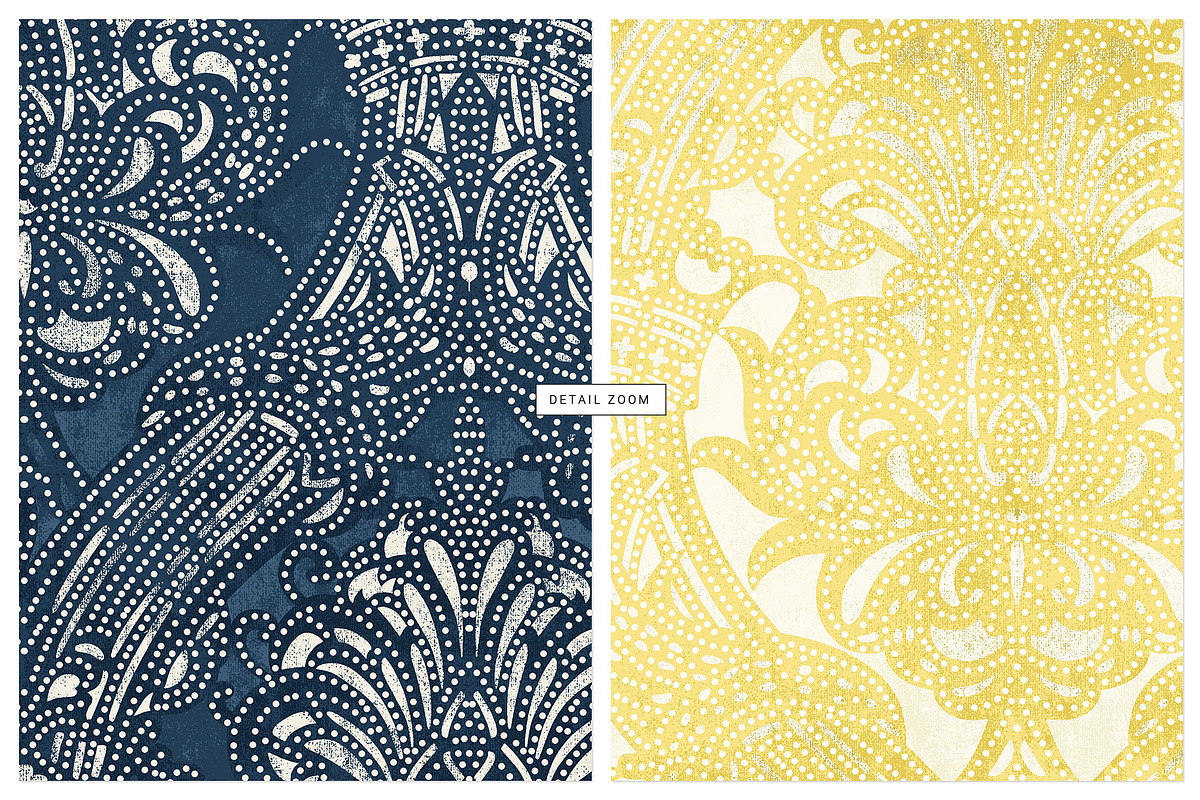 Decolux Art Deco Damask Patterns, a Pattern Graphic by Pink Linen (Photo 4 of 10)