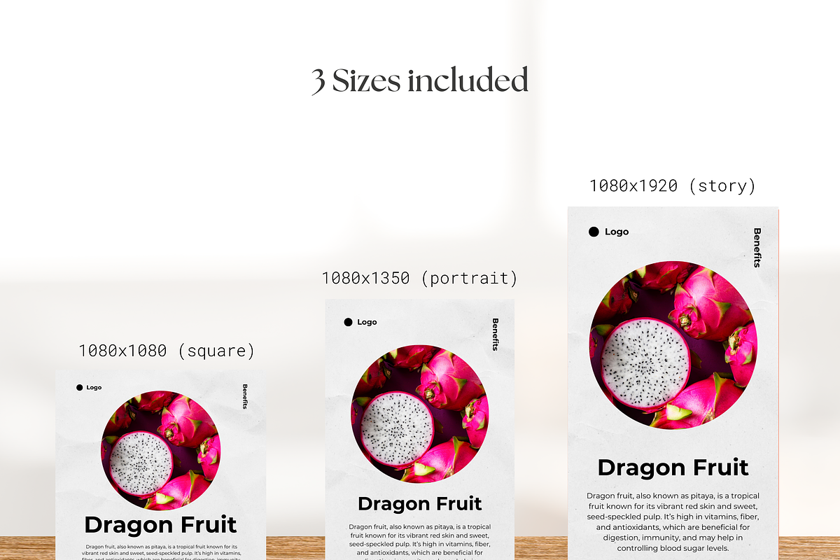 Food Nutrition Templates I Canva, a Social Media Template by The Social Stuff (Photo 12 of 12)