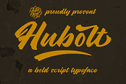 Hubolt Script, a Script Font by Astageni (Thumbnail 1 of 9)