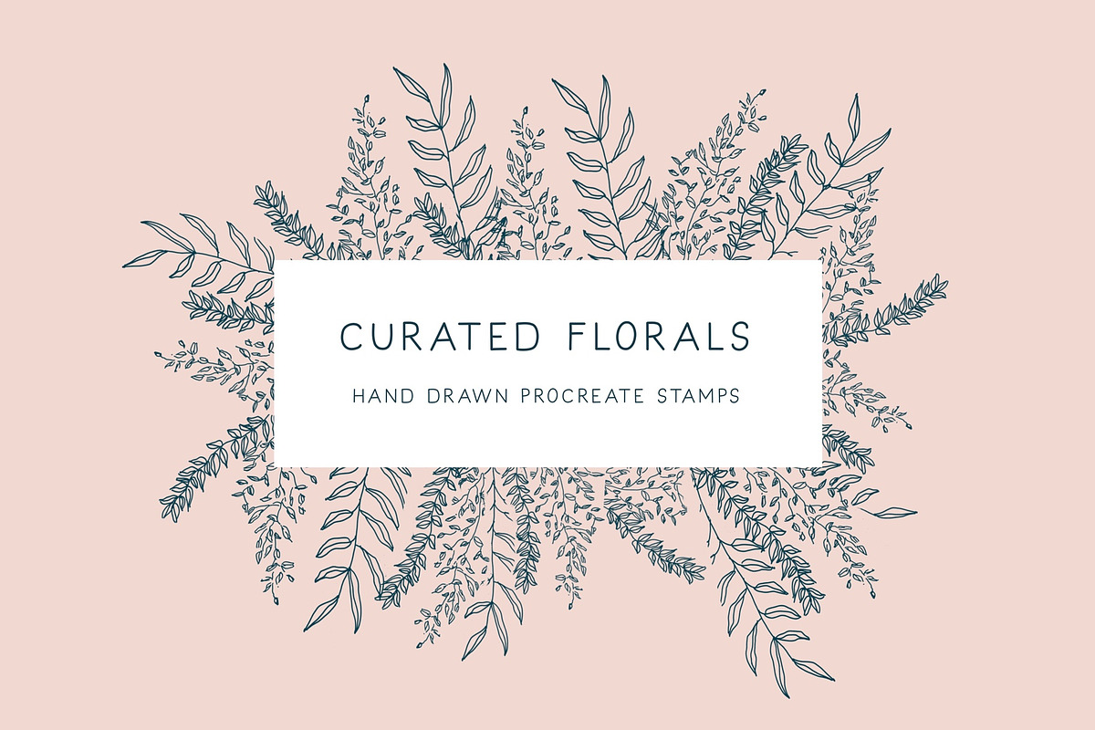 Florals Procreate Stamp Brushes, a Brushes & More by BohoCalligraphy (Photo 1 of 5)