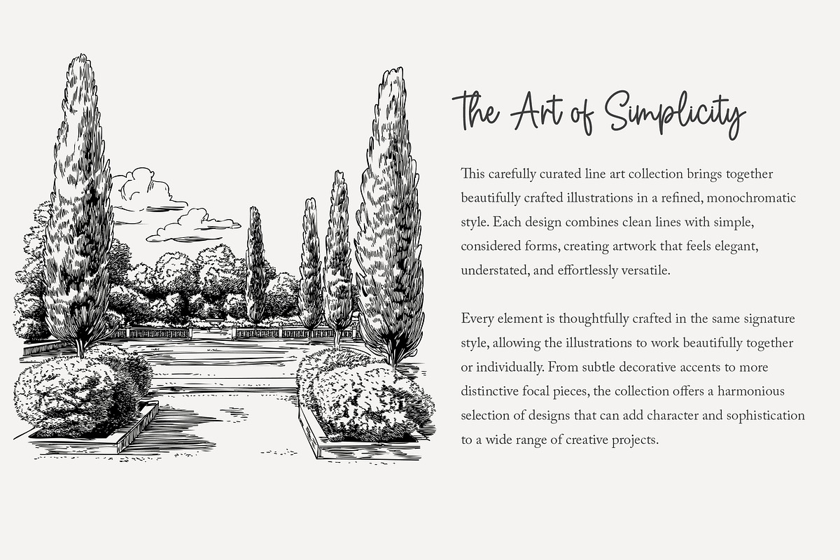105 line art French Chateau clip art, a Seasonal Illustration by Poppy Lane Studio (Photo 7 of 13)