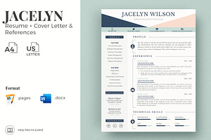 Creative Resume Example, CV Cover L.