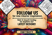 Bold Easy Cute Flower Coloring Pages, a Seasonal Illustration by Craftsbeefy (Thumbnail 4 of 4)