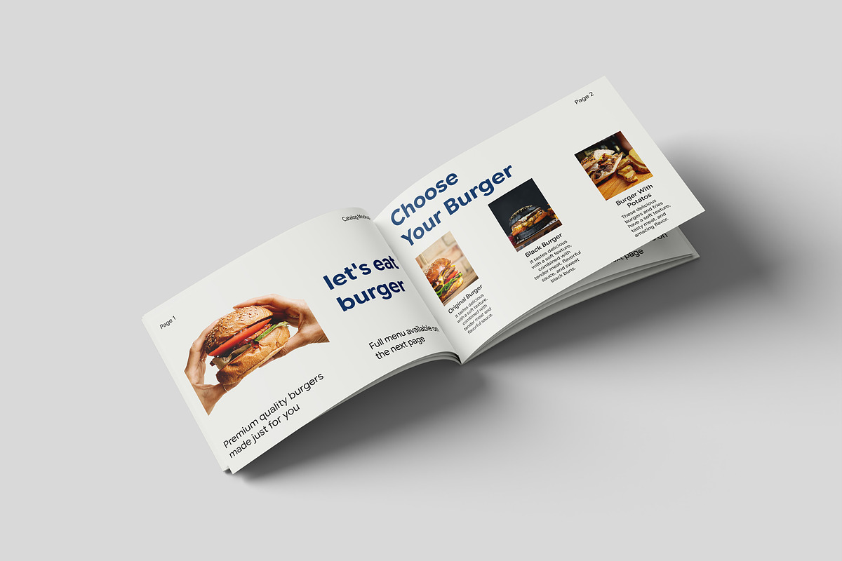 Landscape Catalog Brochure Mockup, a Books & Magazine Mockup by scribrostudio (Photo 3 of 10)