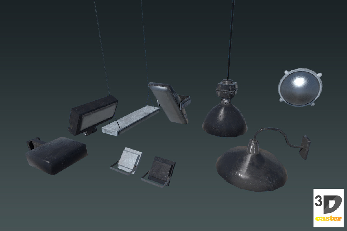Lamps - Big Pack, an Object 3D Model by 3DCaster (Photo 8 of 10)