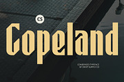 CS Copeland – Condensed Font, a Sans Serif Font by Craft Supply Co. (Thumbnail 1 of 8)