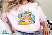 Cute Back to School Bus PNG, a Seasonal Illustration by Daily.Designs (Thumbnail 3 of 5)