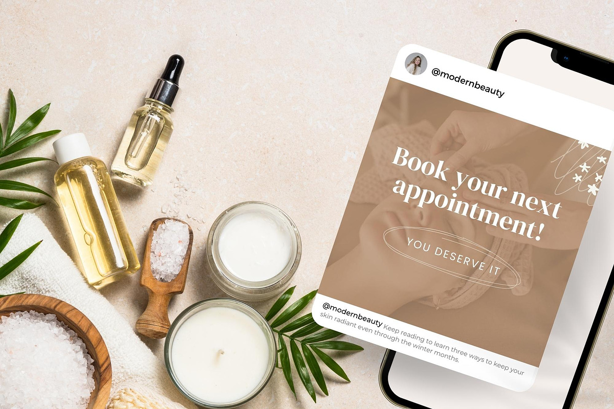 Skin Clinic Instagram, Dermatology, a Social Media Template by Ciera Design Templates (Photo 6 of 8)