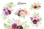 Regina watercolor floral collection, an Illustration by OJardin (Thumbnail 2 of 5)