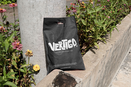 MF Grunge Merchandise Bag Mockup, an Apparel Mockup by Mockup-Flock