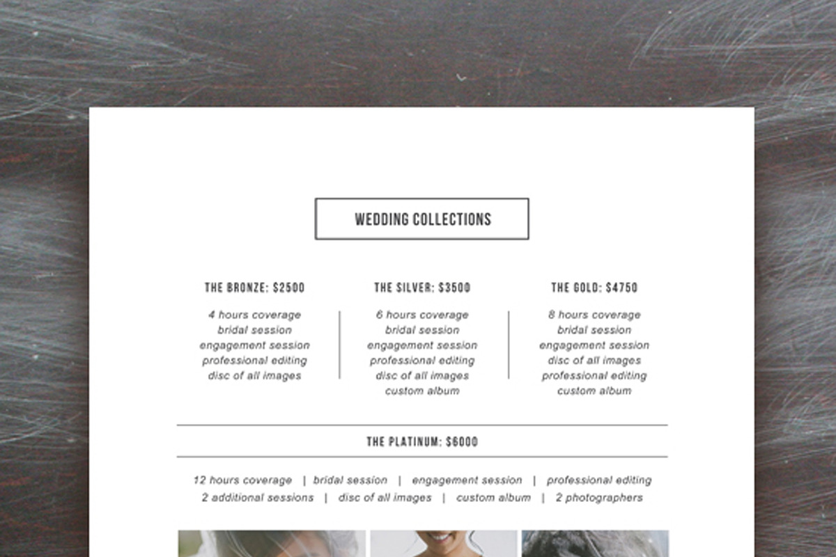Pricing Guide Template, a Flyer Template by roselindoco