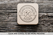 Vintage Blacksmith Labels & Badges, a Branding & Logo Template by Lustra Frisk (Thumbnail 3 of 4)