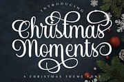 Christmas Moments, a Script Font by Doehantz Studio (Thumbnail 1 of 10)