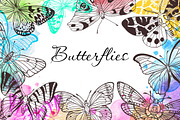 Butterflies, an Animal Illustration by fashionaddict (Thumbnail 1 of 3)