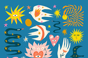 Peace and Love Bundle, an Animal Illustration by Annie Konst (Thumbnail 2 of 22)