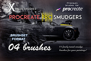 Procreate Pro Smudgers, a Brush Add-On by Extreme Brushes (Thumbnail 1 of 2)