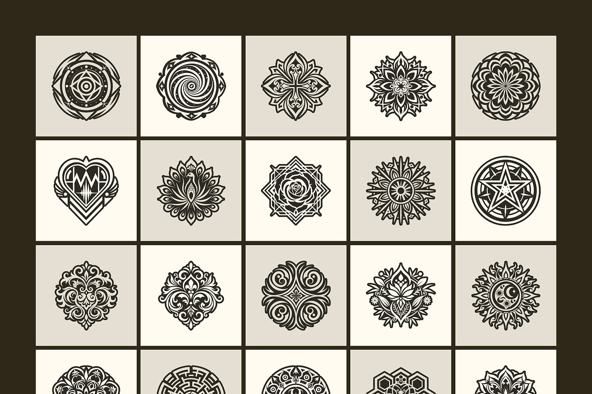 1500 Tattoo Symbols Icons, a Solid Icon by Creative Stall (Photo 7 of 19)