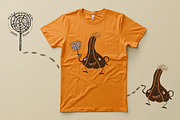 spooky cute ghost Halloween clipart, a Seasonal Illustration by FaliushViktoriaArtist (Thumbnail 12 of 14)