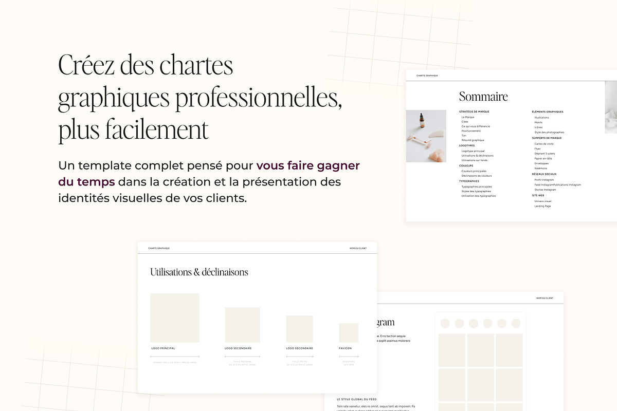 Template Charte graphique, a Presentation Template by MargauxQuercy (Photo 2 of 9)