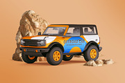 SUV Car Mockup, an Advertising Mockup by WebAndCat (Thumbnail 4 of 14)