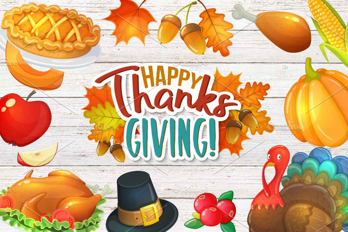 Thanksgiving day, a Food Illustration by DruZhi Art (Photo 1 of 3)