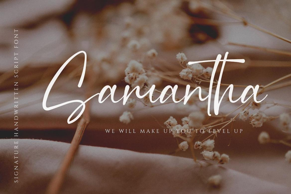 Merillyne Signature - Natural Script, a Handwritten Font by CreateBigSupply (Photo 6 of 9)