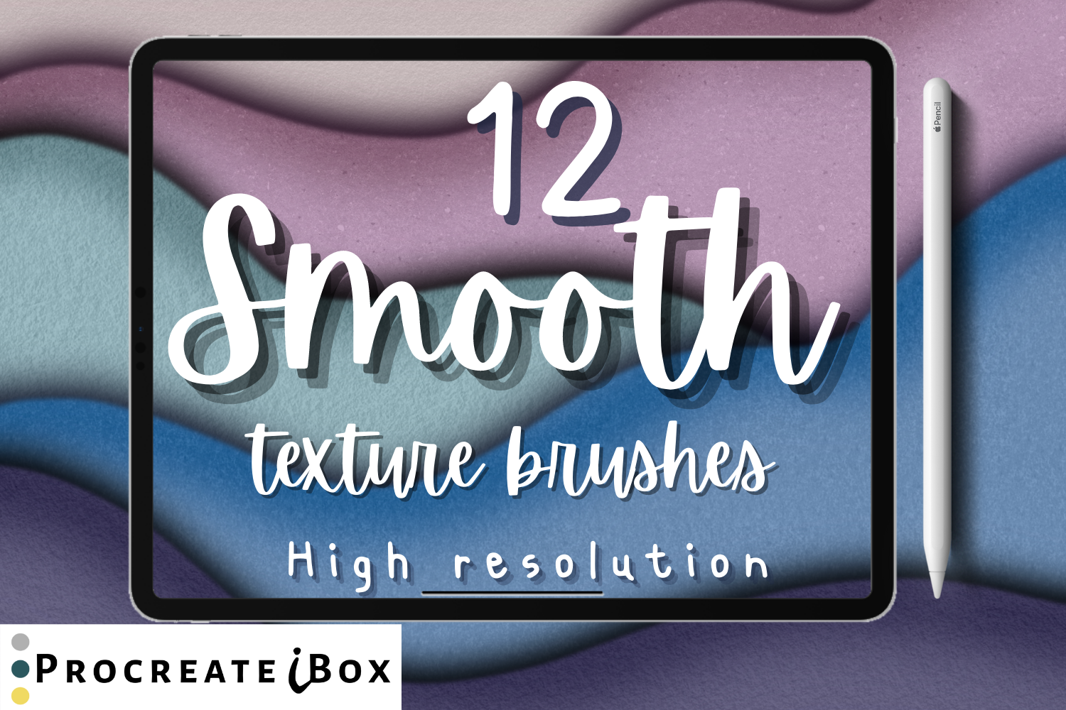 Smooth Procreate texture brushes, a Brush Add-On by ProcreateiBox