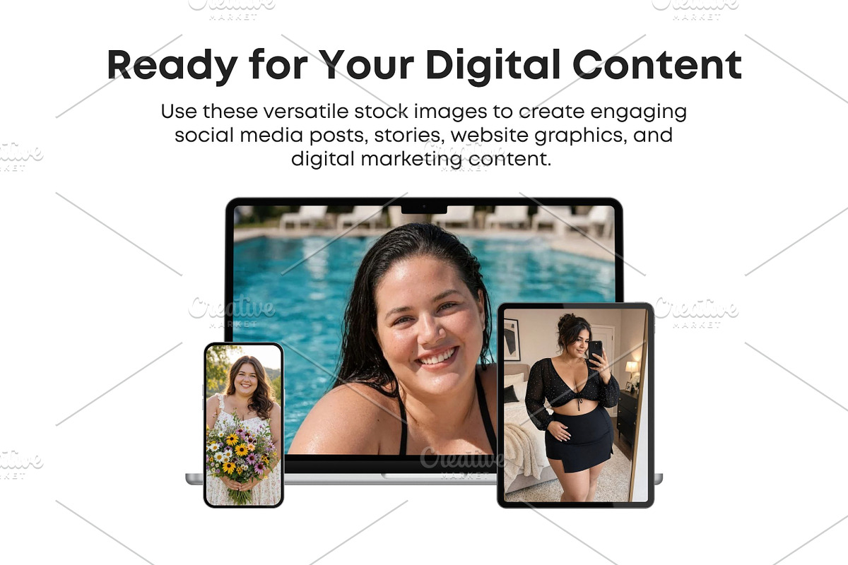Plus Size Women Stock Photos, a Person Photo by Selenique Studio (Photo 6 of 12)
