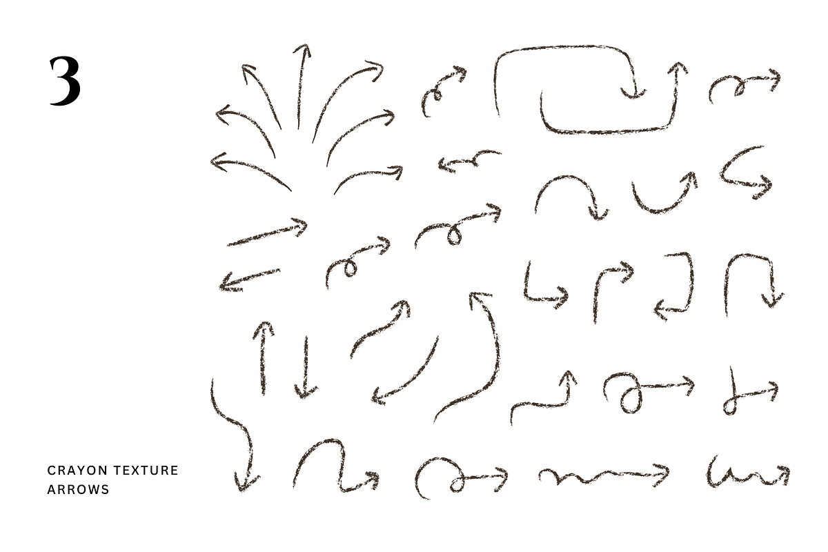 192 Crayon texture doodles, an Object Graphic by Pinkbrush (Photo 4 of 10)
