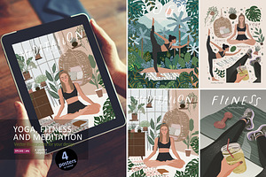 Fitness, yoga and meditation