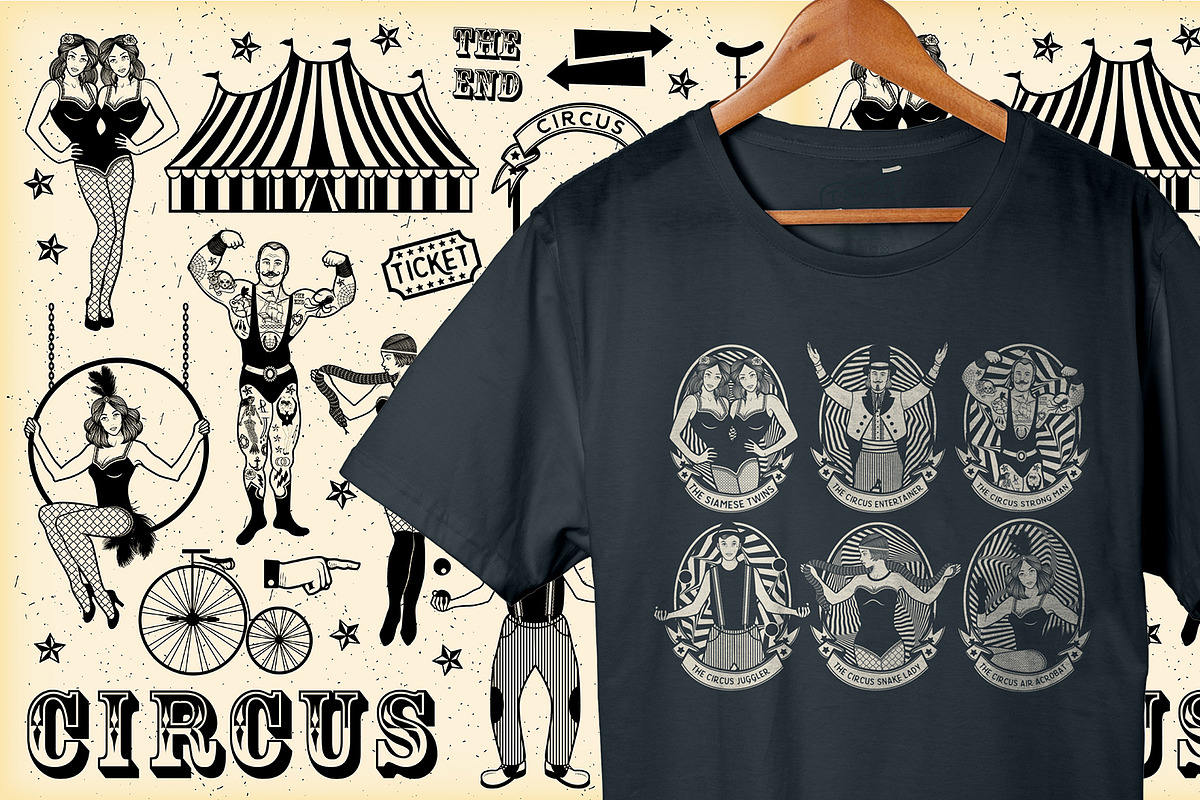 Circus set, an Illustration by Moloko88 (Photo 1 of 11)