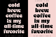 Modern Ombra - Quirky Display Font, a Sans Serif Font by Bnick (Thumbnail 5 of 11)