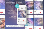 Celestial Magic Cosmic Backg, a Texture Graphic by Vintage Digital Textures (Thumbnail 6 of 13)
