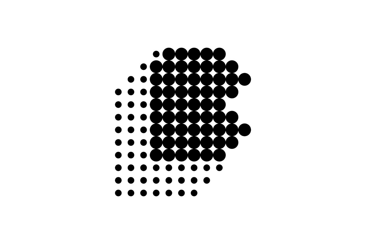 Initial Monogram Letter B Dots Logo, a Branding & Logo Template by Buqancreative