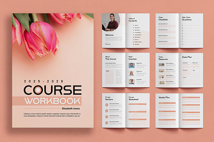 Course Workbook Template, a Brochure Template by ContestDesign