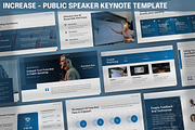 Increase - Public Speaker Keynote, a Presentation Template by SlideFactory (Thumbnail 1 of 4)