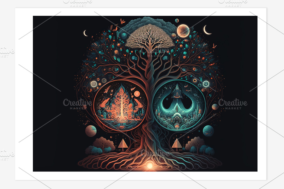 Sham Collection · Shaman Art, a Person Illustration by milatovar (Photo 15 of 18)
